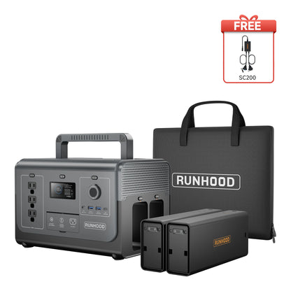 RUNHOOD| RALLYE 1200 | 648Wh 1200W | Portable Power Station