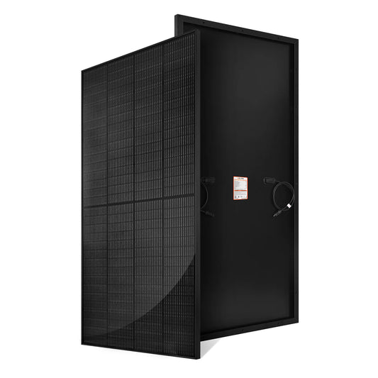 MEGA 250 PRO ONYX | 250 Watt 24 Volt Solar Panel | Premium 24V Off-Grid Solar Panel for Campers, Tiny Homes, Cabins | 25-Year Output Warranty