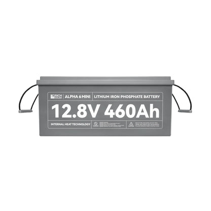 Rich Solar ALPHA 6 MINI | 12V 460Ah Compact LiFePO₄ Battery | Internal Heater & Bluetooth for RV, Van, Marine, Cabin, Backup & Off-Grid Power