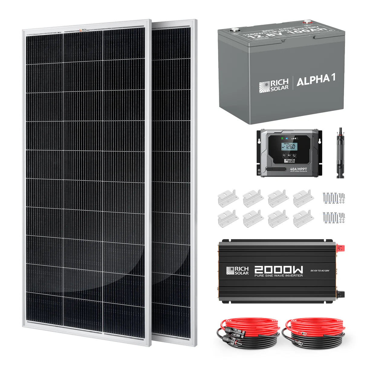 Rich Solar 400 Watt Complete Solar Kit