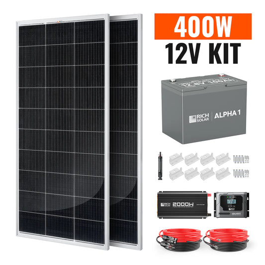 Rich Solar 400 Watt Complete Solar Kit