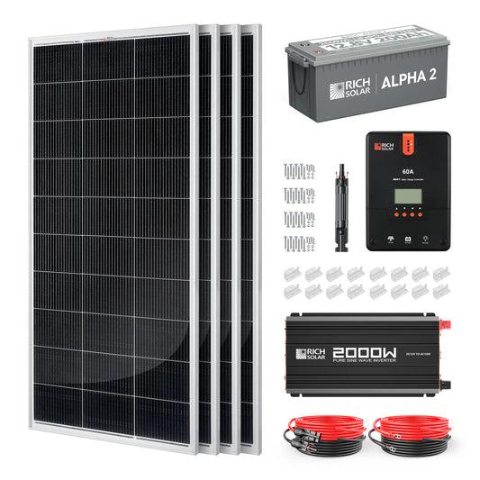 Rich Solar 800 Watt Complete Solar Kit