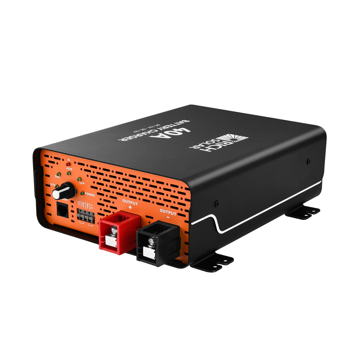 RICH SOLRA 12V DC-DC Battery Charger for RV, Van, Boat, Off-Grid | Lithium & Lead-Acid Batteries
