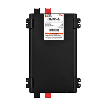 RICH SOLRA 12V DC-DC Battery Charger for RV, Van, Boat, Off-Grid | Lithium & Lead-Acid Batteries