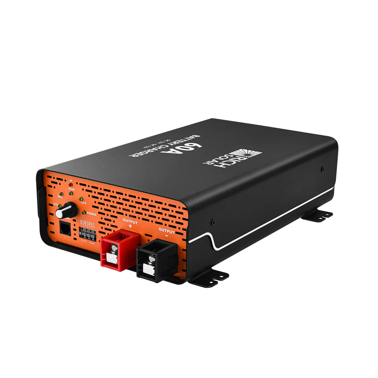RICH SOLRA 12V DC-DC Battery Charger for RV, Van, Boat, Off-Grid | Lithium & Lead-Acid Batteries