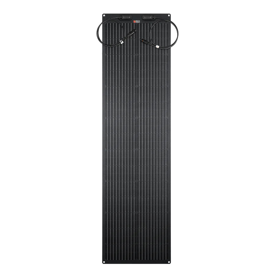 Rich Solar MEGA PRO FLEX 24V Flexible Solar Panel | Bendable, IP68 Waterproof, for RV Roofs, Marine, Off-Grid, and Overland Systems