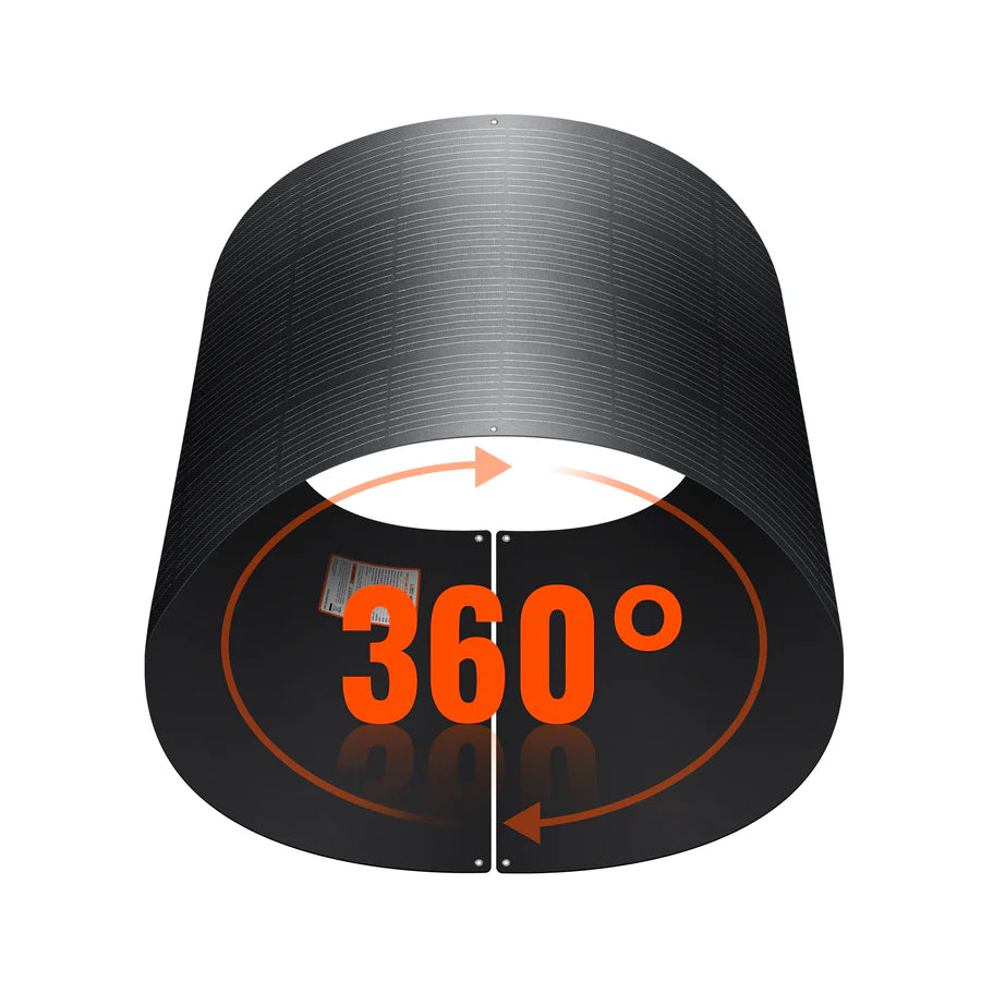 Rich Solar MEGA PRO FLEX 24V Flexible Solar Panel | Bendable, IP68 Waterproof, for RV Roofs, Marine, Off-Grid, and Overland Systems