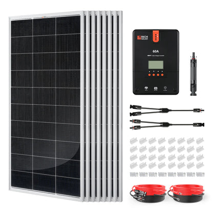 Rich Solar 1600 Watt RV & Camping Solar Kit
