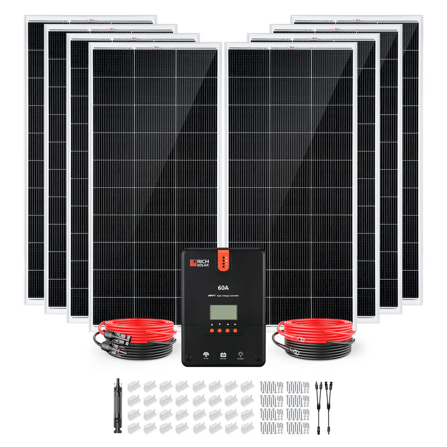Rich Solar 1600 Watt RV & Camping Solar Kit
