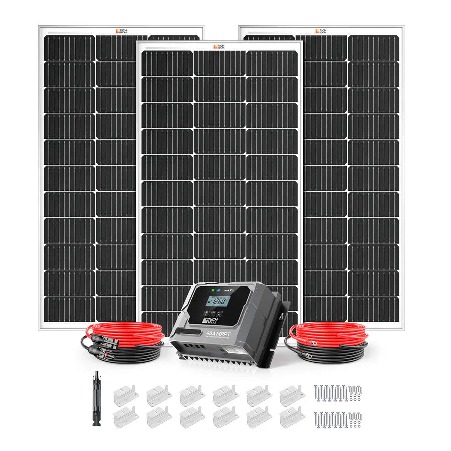 Rich Solar 300 Watt RV & Camping Solar Kit