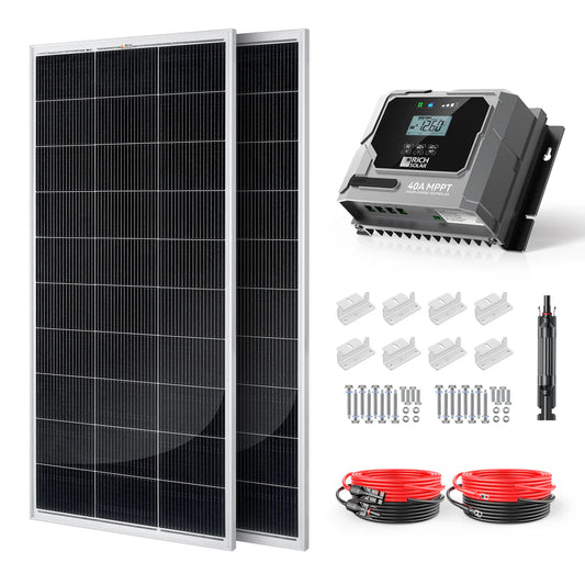 Rich Solar 400 Watt RV & Camping Solar Kit