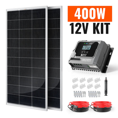 Rich Solar 400 Watt RV & Camping Solar Kit