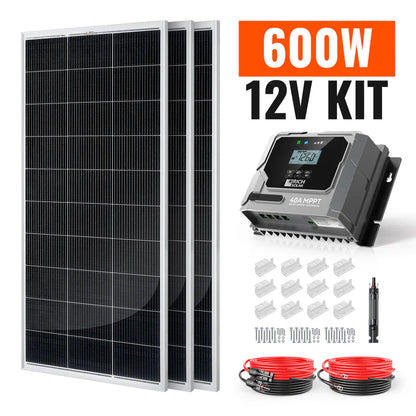 Rich Solar 600 Watt RV & Camping Solar Kit