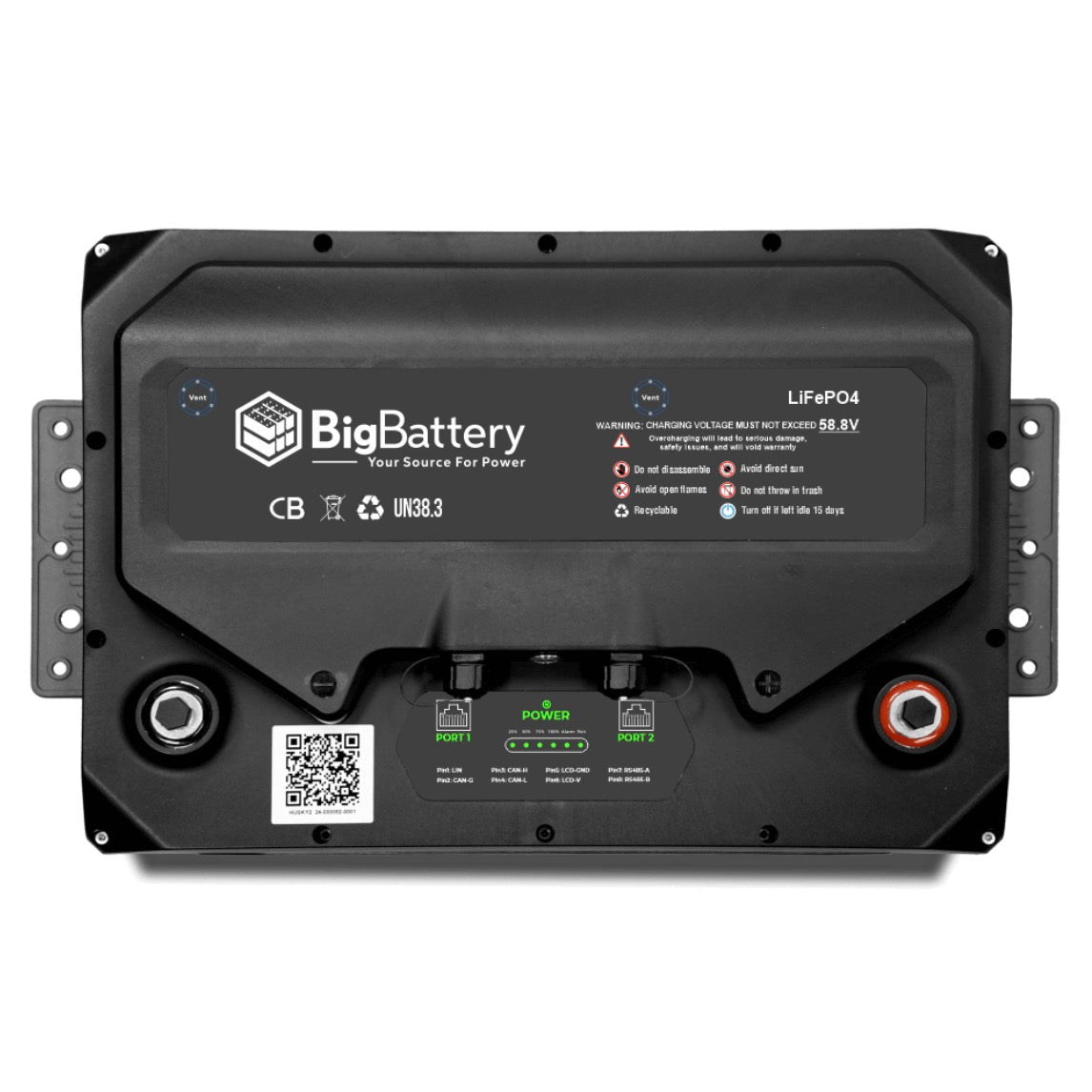 BigBattery| 48V HUSKY 2 – LiFePO4 – 100Ah – 5.12kWh