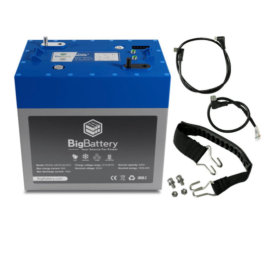 BigBattery| 24V EAGLE 2 – LiFePO4 – 64Ah – 1.63kWh