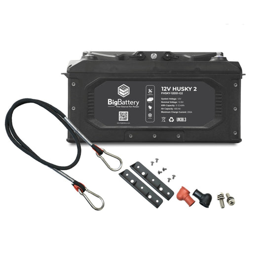 BigBattery| 12V HUSKY 2 – LiFePO4 – 400Ah – 5.12kWh