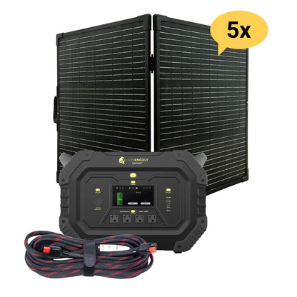 LionEnergy|Safari Portable Power Station Bundle(3,000W, 4,300Wh, LiFePO4)