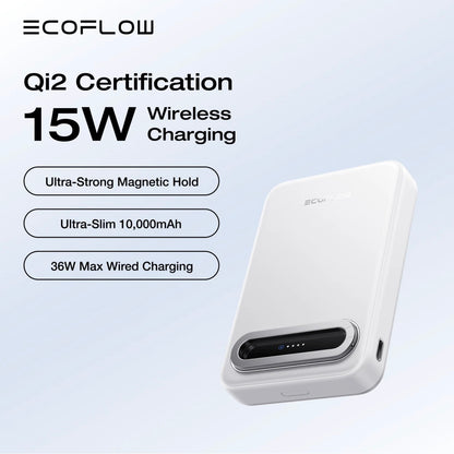 EcoFlow RAPID Mag Qi2 Magnetic Power Bank (10,000mAh, 15W)