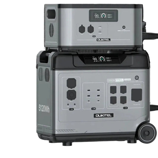 OUKITEL PRO MAX Portable Power Station+B2000 Expansion Battery Kits