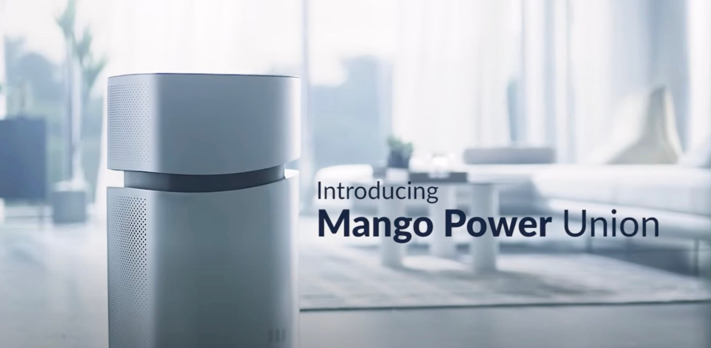Load video: Mango Power Union - The World&#39;s First Integrated Home and Portable Power Station