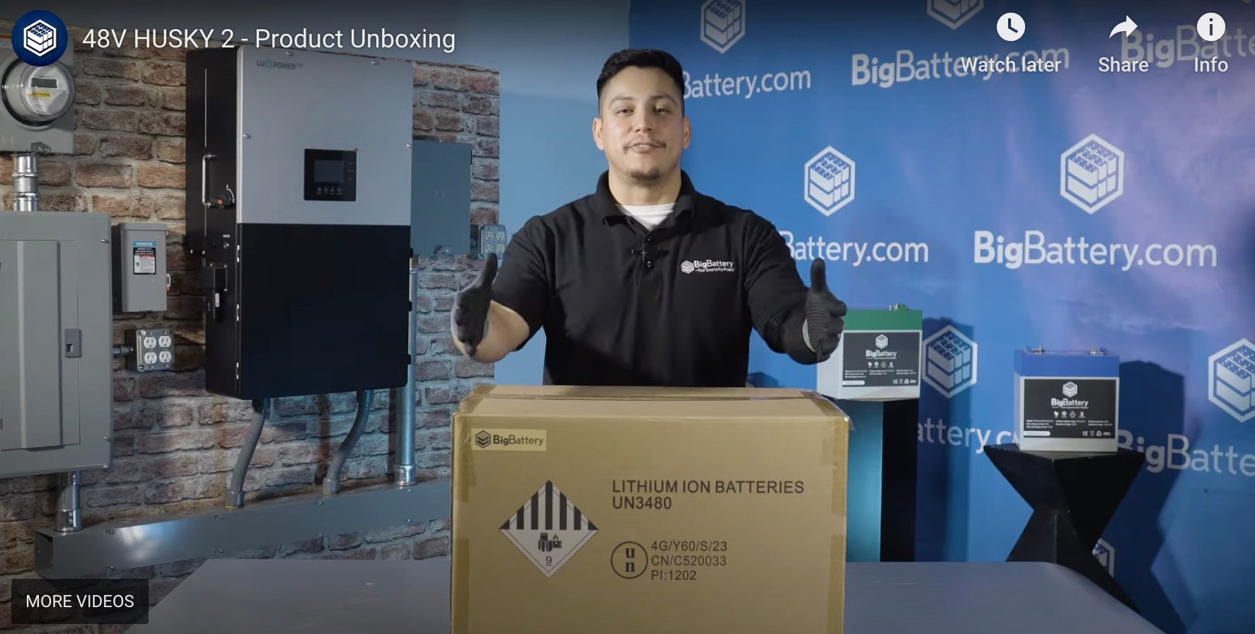 Load video: 48V HUSKY 2 - Product Unboxing-ecopowerit