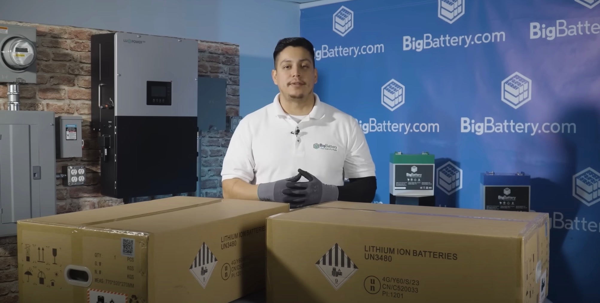 Load video: BigBattery UL-Certified 48V ETHOS - Product Unboxing-ecopowerit