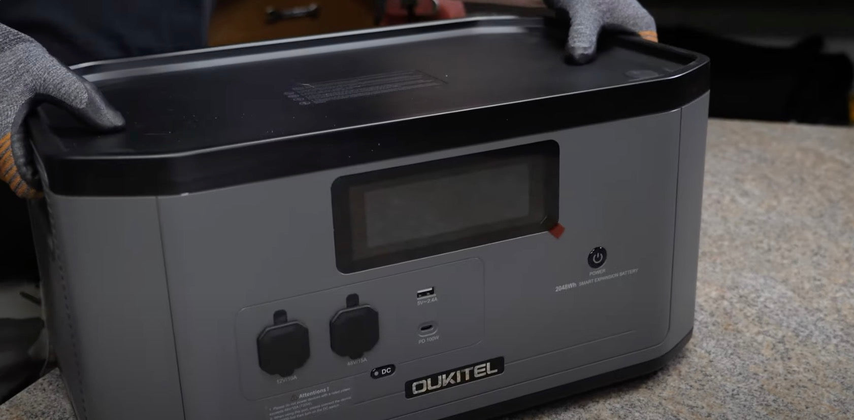 Load video: Full Review on a OUKITEL BP2000 Portable Power Station + B2000 Expansion Battery-ecopowerit