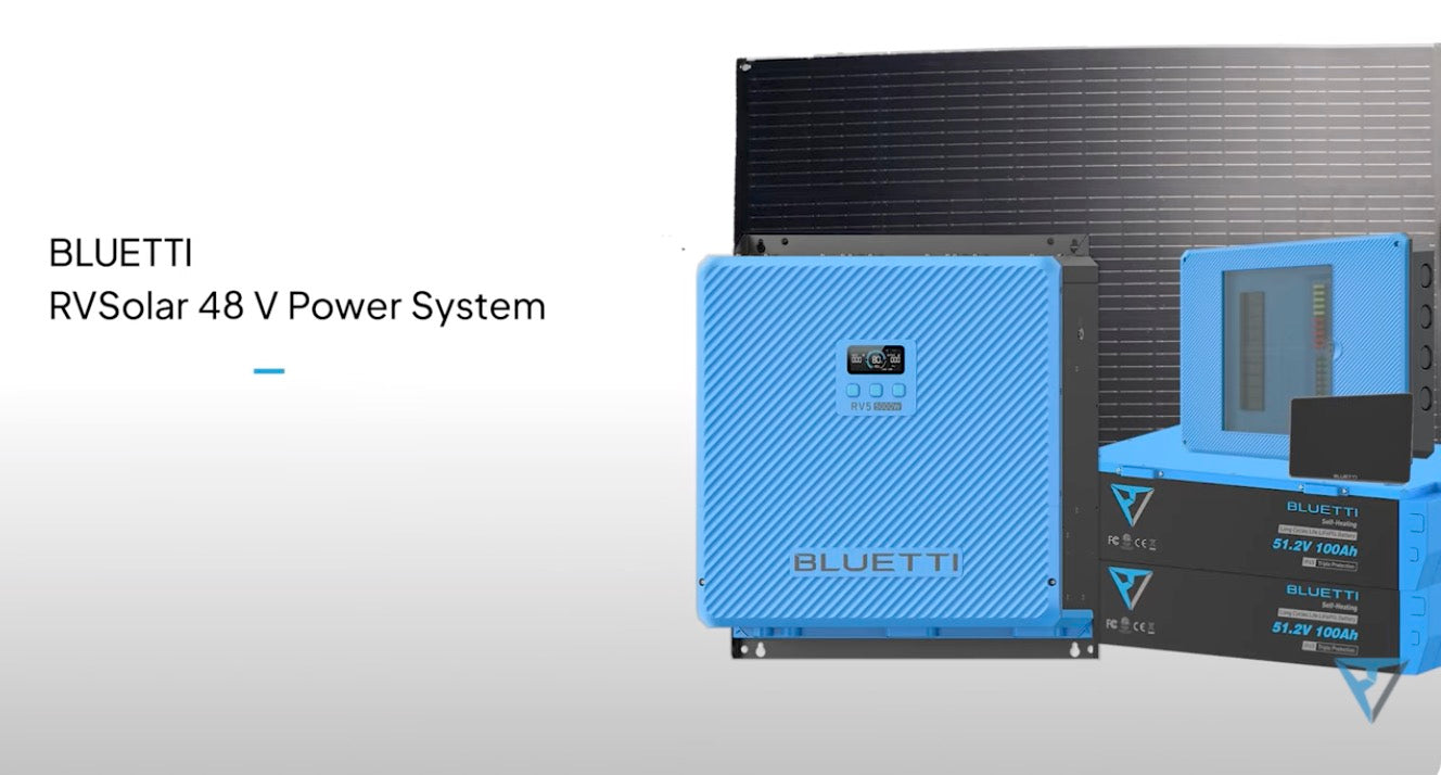 Load video: BLUETTI RVSolar 48 V System | Installation Guide