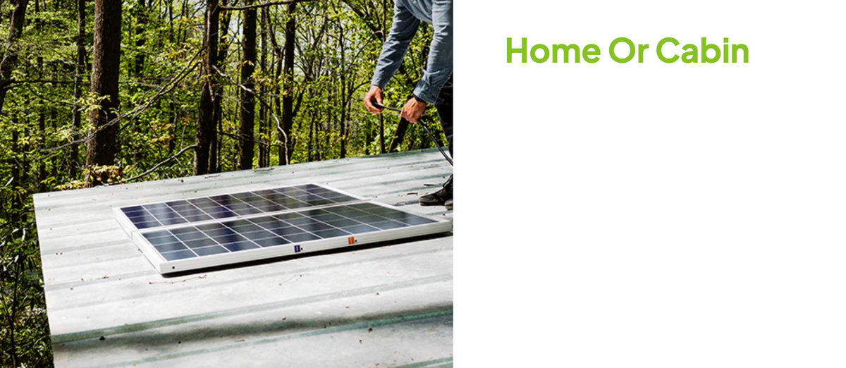 Nature’s Generator 200W Rigid Solar Panels w/ cable and connector