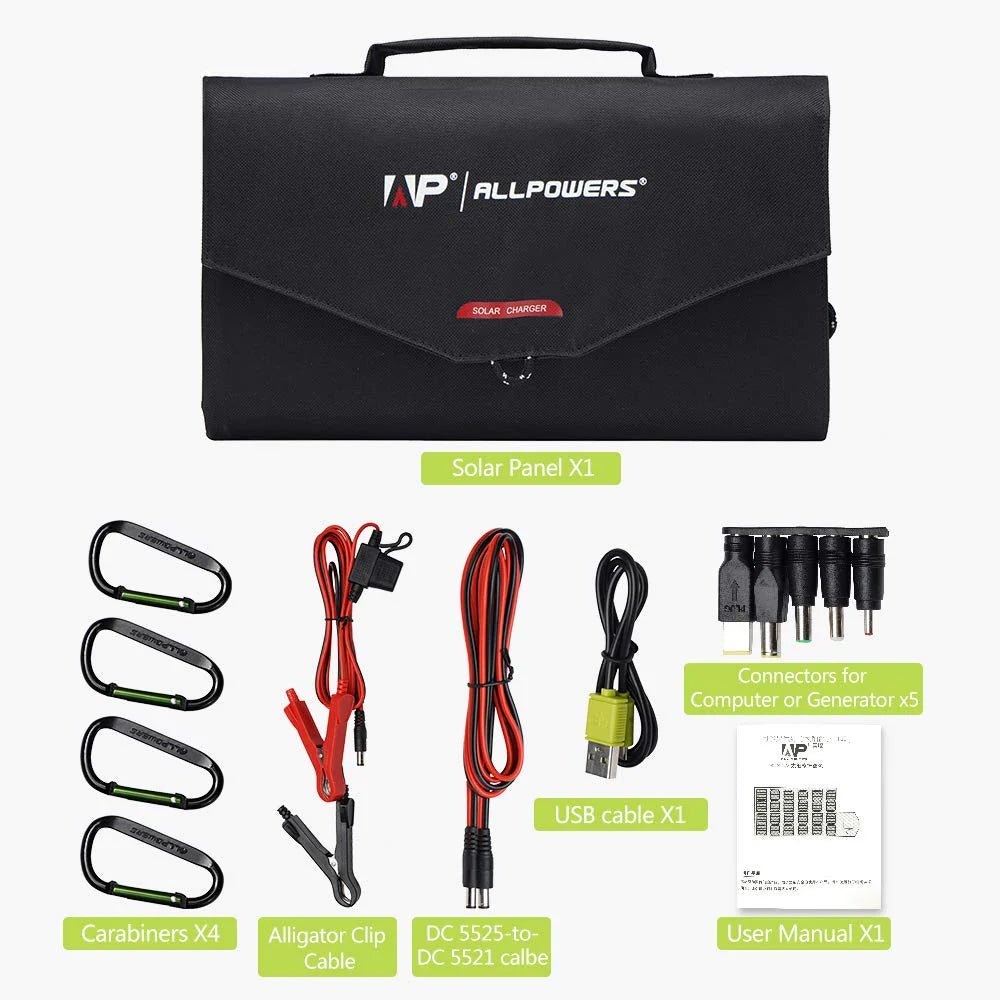 ALLPOWERS 100W Foldable Solar Panel SP012-EcoPowerit