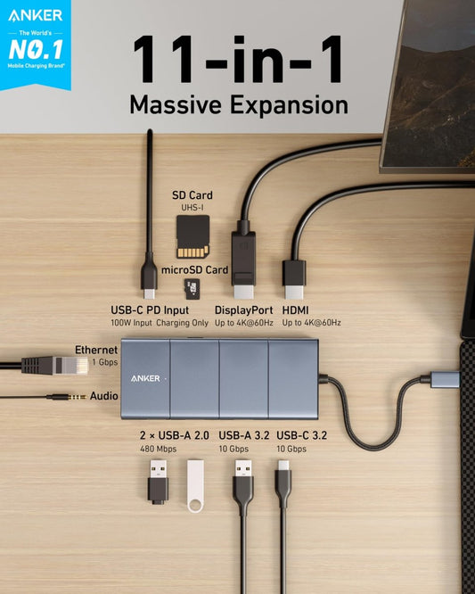 Anker <b>565</b> USB-C Hub (11-in-1)-EcoPowerit