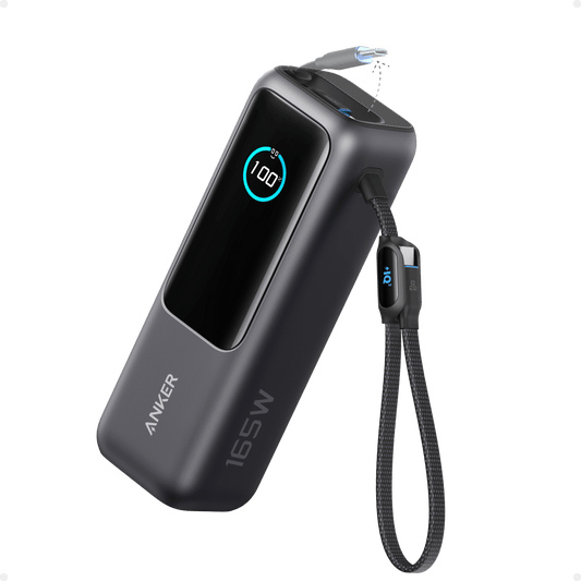 Anker Laptop Power Bank (25K, 165W, Built-In and Retractable Cables)-EcoPowerit