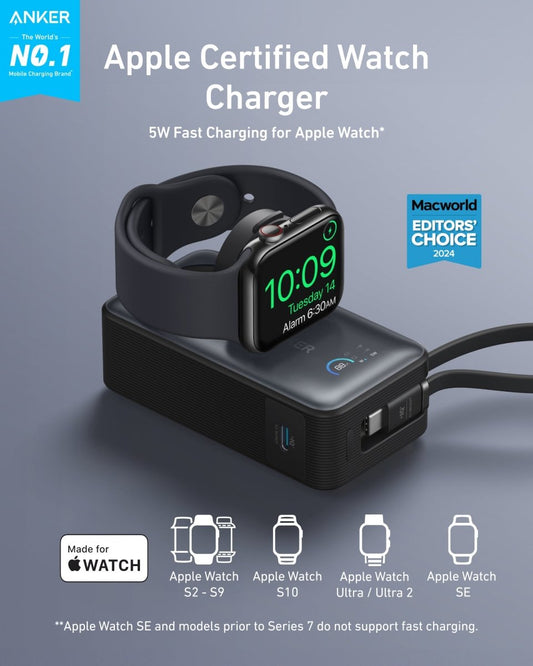 Anker MagGo Power Bank (10K, 35W, For Apple Watch)-EcoPowerit