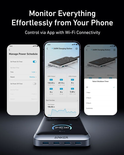 Anker Prime Charging Station (8-in-1, 240W)-EcoPowerit
