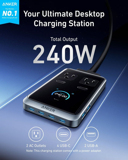 Anker Prime Charging Station (8-in-1, 240W)-EcoPowerit