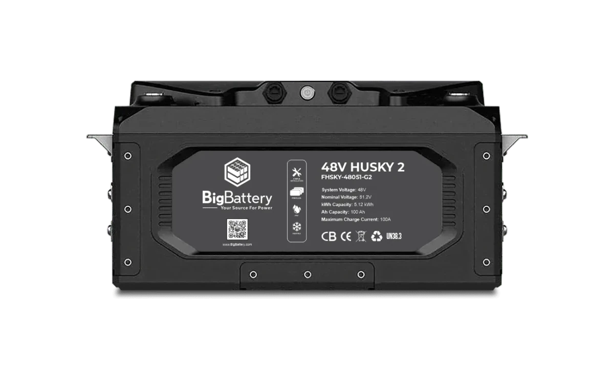BigBattery 2*48V HUSKY 2 KIT – EG4 6K OFF-GRID INVERTER-EcoPowerit