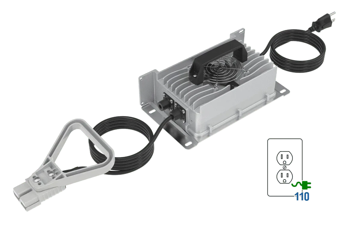 BigBattery 24V 110V AC 30A IP65 Weatherproof Lithium Charger (29.2V DC)-EcoPowerit
