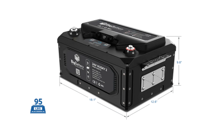 BigBattery 24V HUSKY 2 INV Lithium Battery 5.12kWh 200Ah | LiFePO4 | Inverter Comms | RV | Off-Grid | Marine Battery-EcoPowerit