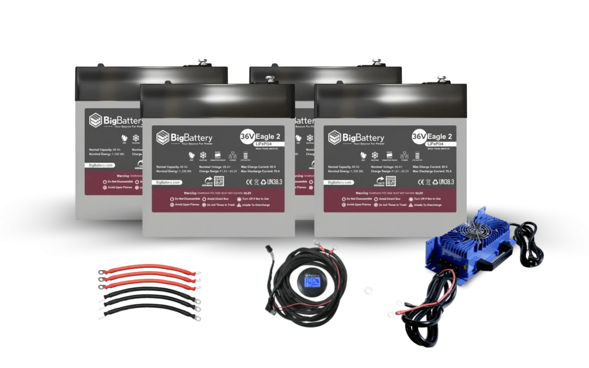 BigBattery 36V EAGLE 2 | 3.08kWh-6.16kWh) LiFePO₄ Battery Ultimate Kit-EcoPowerit