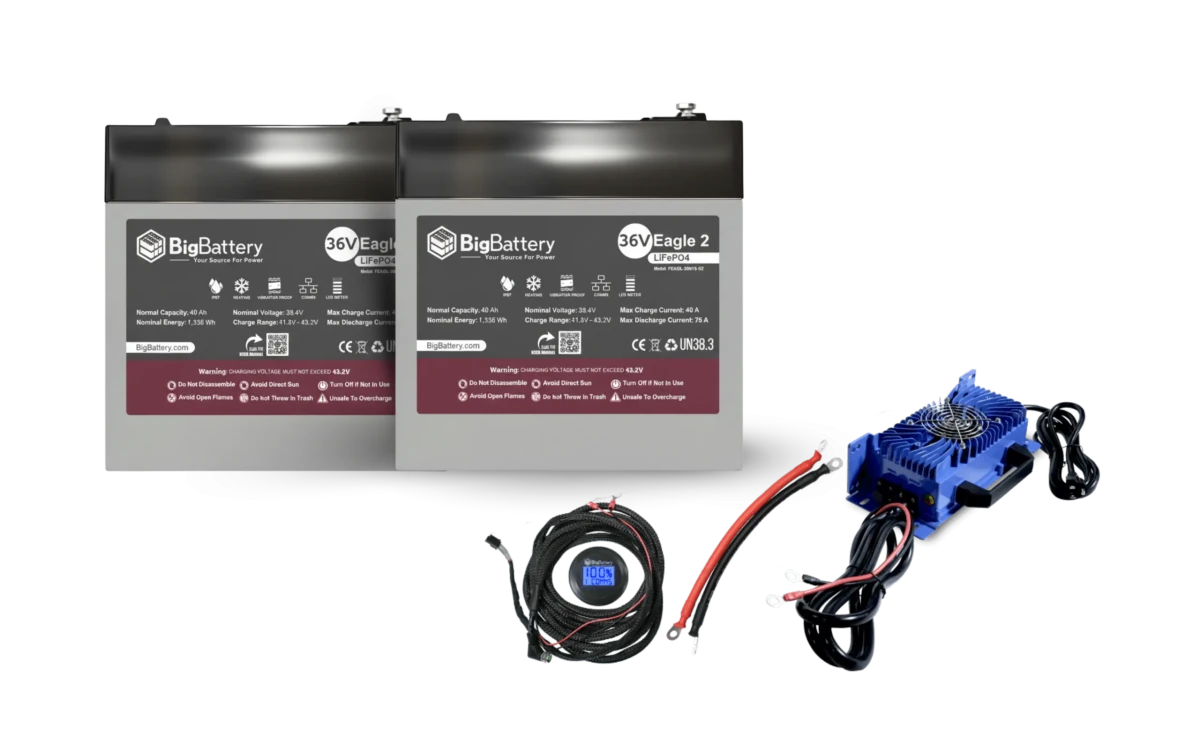 BigBattery 36V EAGLE 2 | 3.08kWh-6.16kWh) LiFePO₄ Battery Ultimate Kit-EcoPowerit