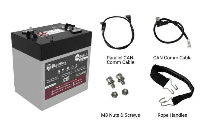 BigBattery 36V EAGLE 2 | 3.08kWh-6.16kWh) LiFePO₄ Battery Ultimate Kit-EcoPowerit