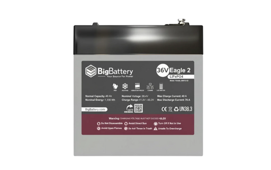 BigBattery 36V EAGLE 2 | 3.08kWh-6.16kWh) LiFePO₄ Battery Ultimate Kit-EcoPowerit