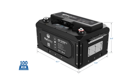 BigBattery 48V HUSKY 2 INV Lithium Battery 5.12kWh 100Ah | LiFePO4 | Inverter Comms | RV | Off-Grid | Marine Battery-EcoPowerit