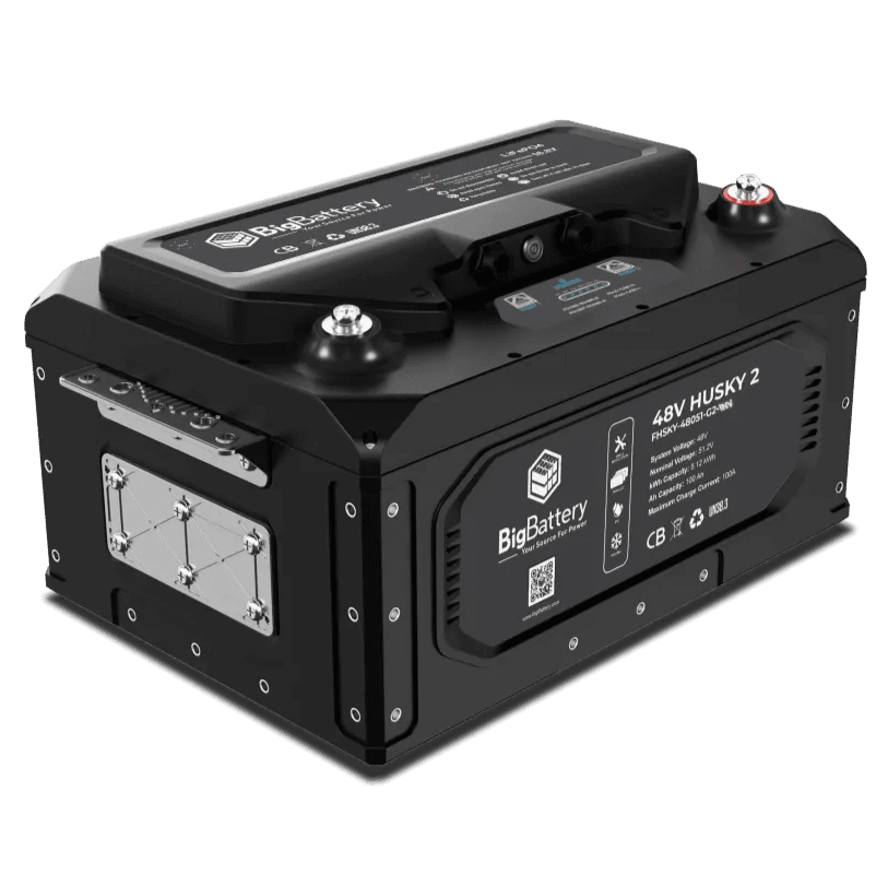 BigBattery 48V HUSKY 2 INV Lithium Battery 5.12kWh 100Ah | LiFePO4 | Inverter Comms | RV | Off-Grid | Marine Battery-EcoPowerit