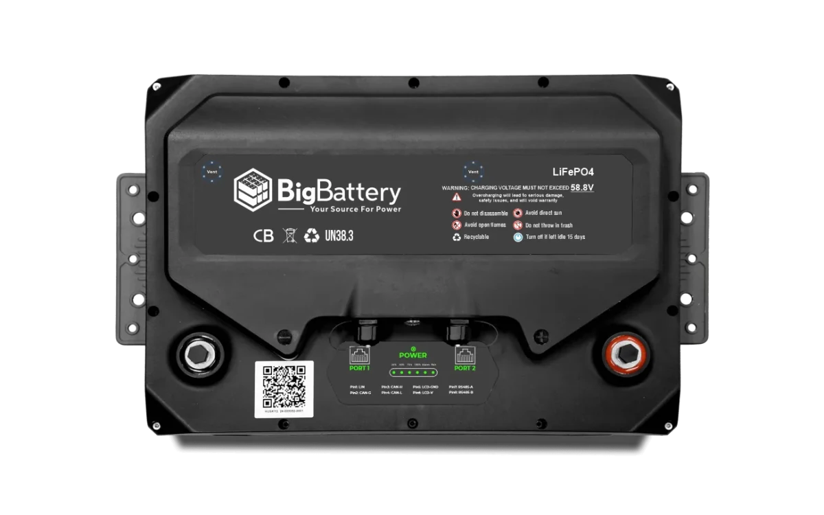 BigBattery 48V HUSKY 2 PWR | 5.12kWh LiFePO4 – High Power | Golf Cart | UTV | Industrial Battery-EcoPowerit
