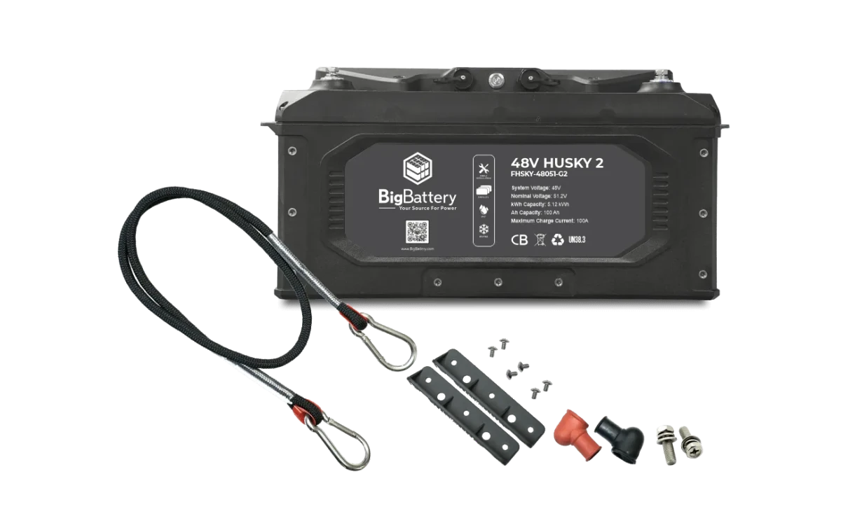 BigBattery 48V HUSKY2 PWR– High Power|Golf|eUTV-Fast Charging Kits-EcoPowerit