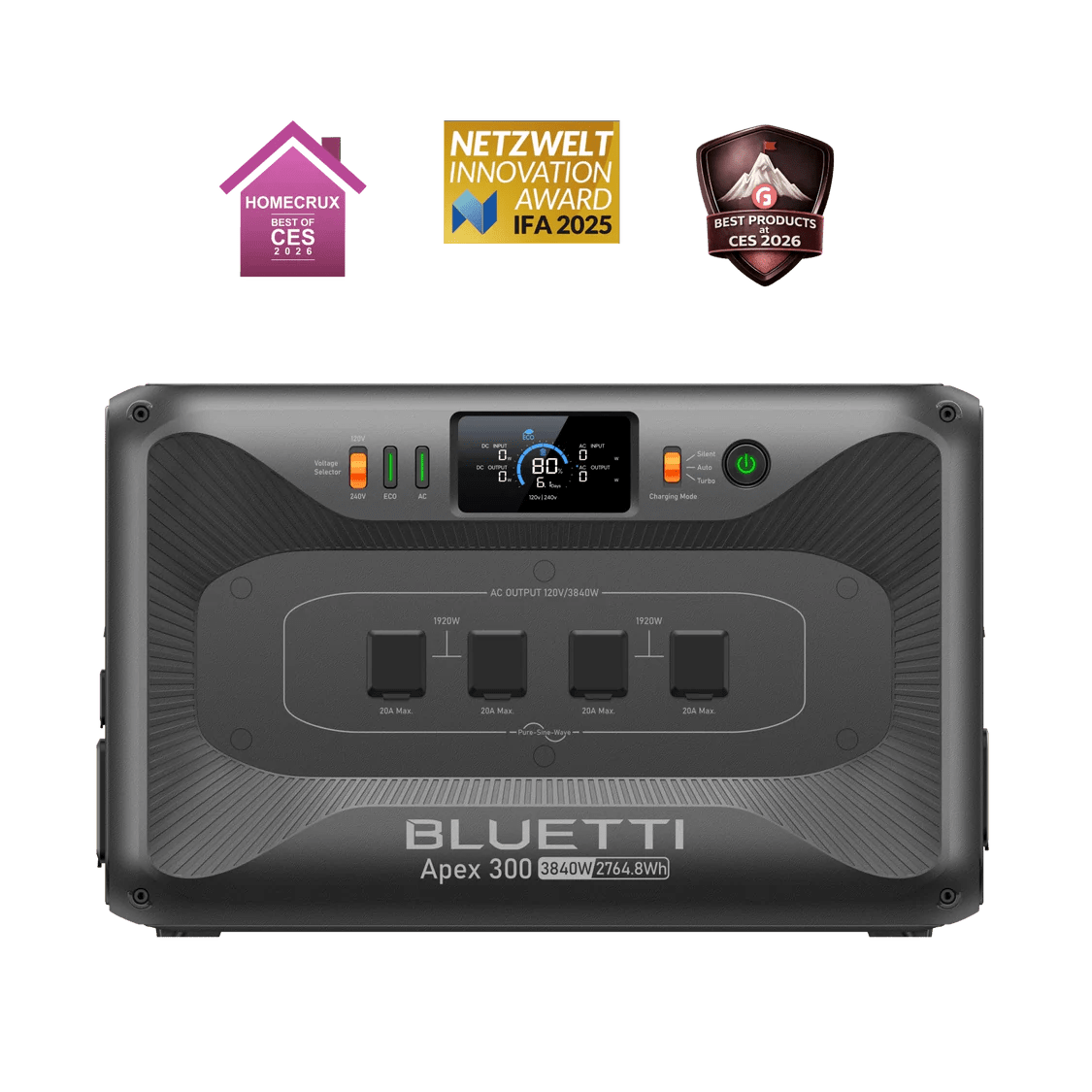 BLUETTI Apex 300 Versatile Power Station | 3,840W, 2,764.8Wh-Basic-EcoPowerit