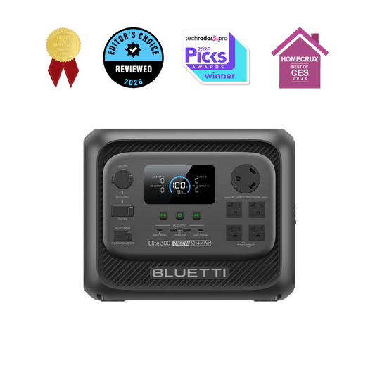 BLUETTI Elite 300 Portable Power Station | 3,014Wh, 2,400W-EcoPowerit