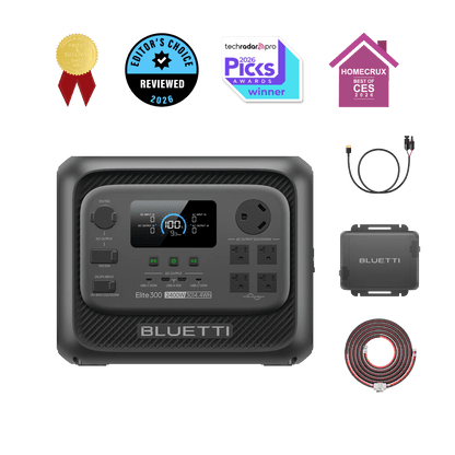 BLUETTI Elite 300 Portable Power Station | 3,014Wh, 2,400W-EcoPowerit