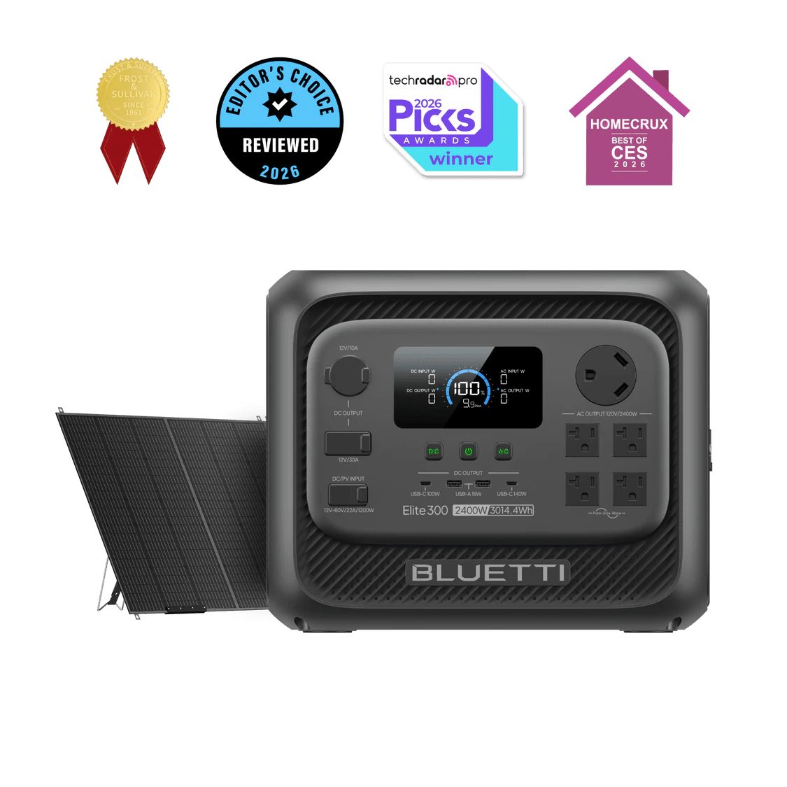 BLUETTI Elite 300 Portable Power Station | 3,014Wh, 2,400W-EcoPowerit